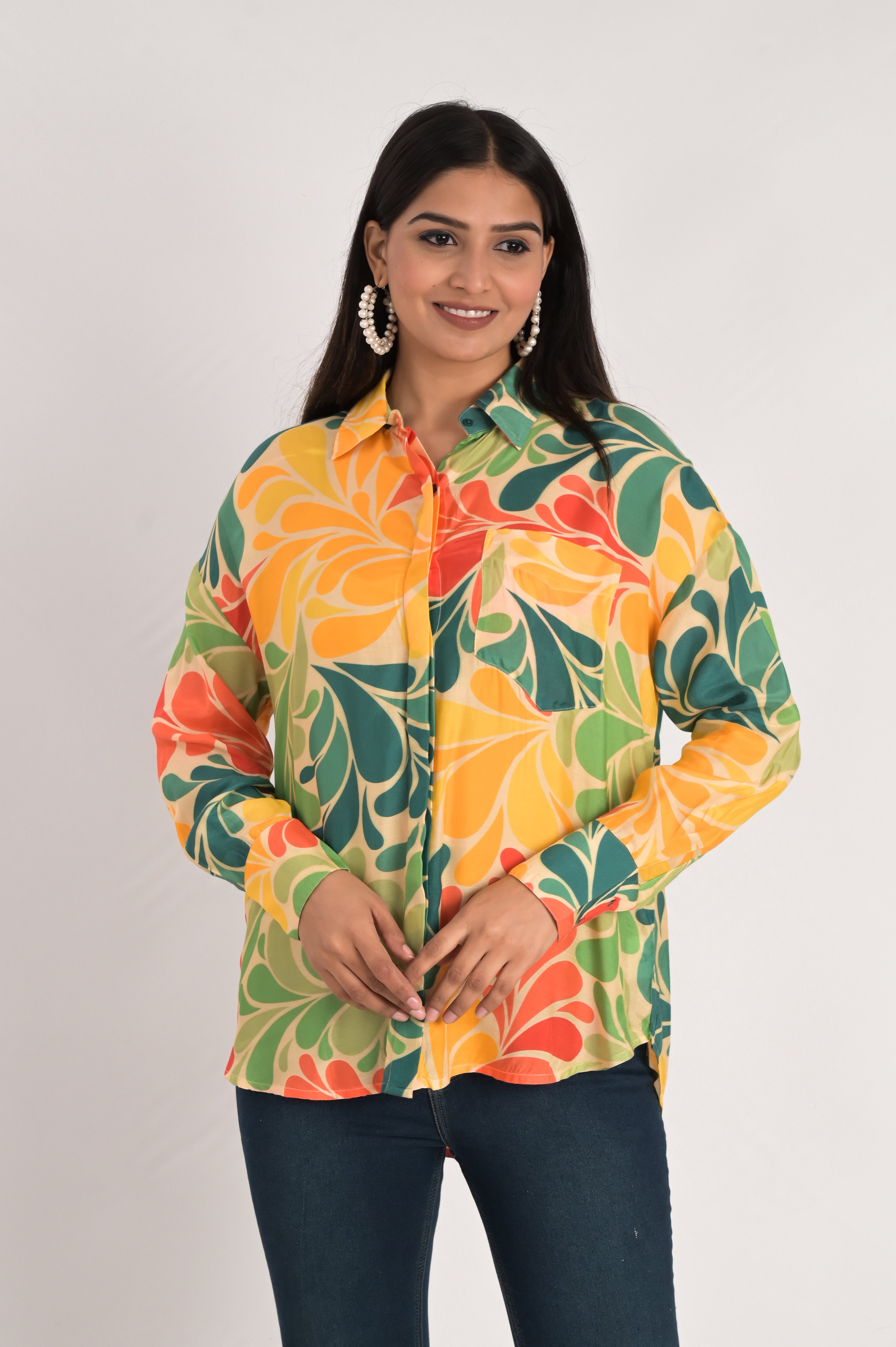 Multicolor Print Shirt
