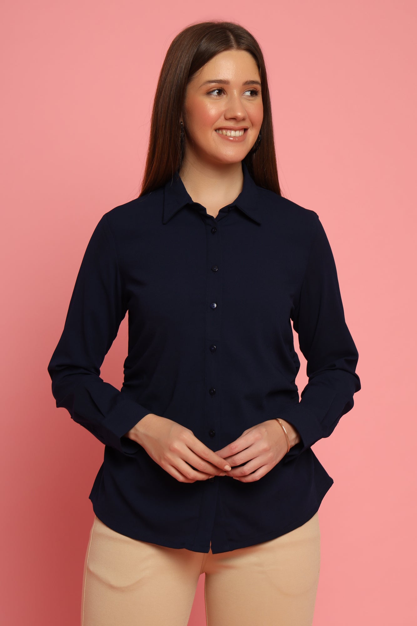 Navy Blue Color Formal Shirt – KIZI Apparels