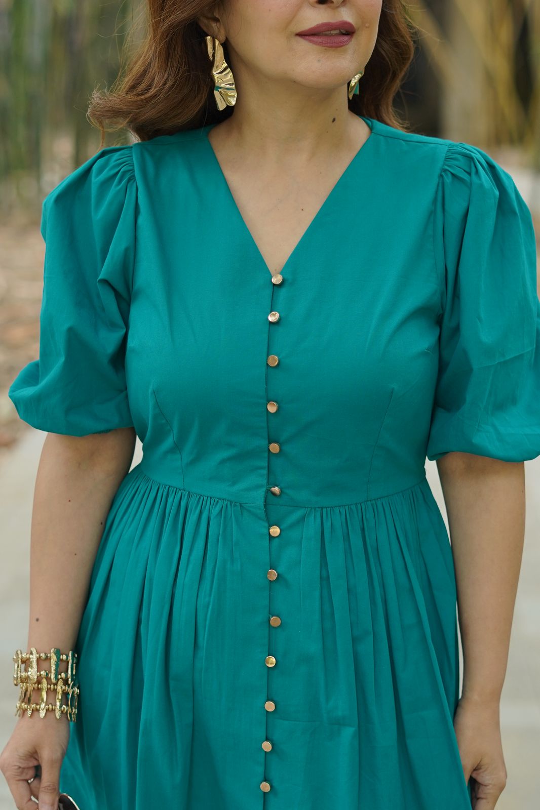 Serenity Blue Midi Dress