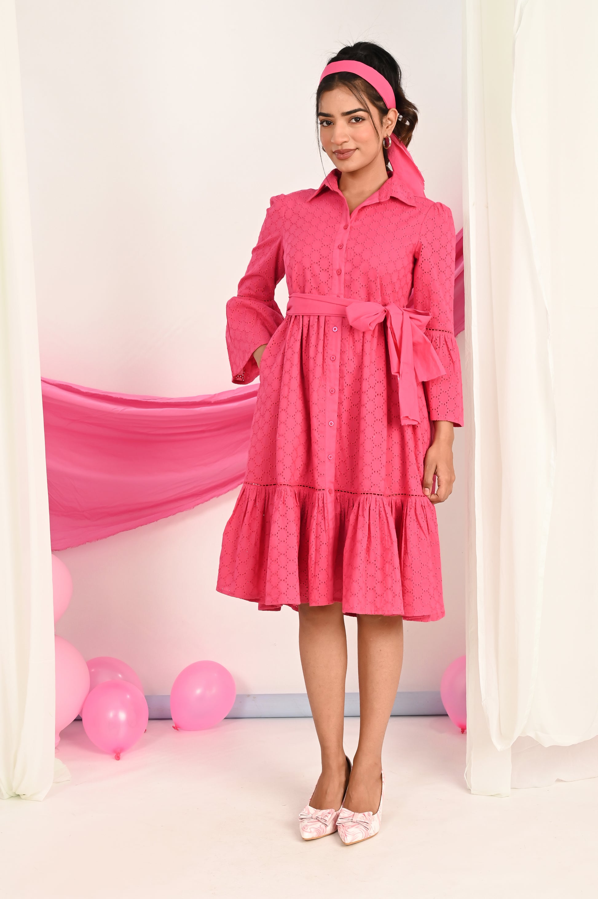 barbie midi dress AMARA BARBIE PINK SEQUIN DRESS | CULT MIA
