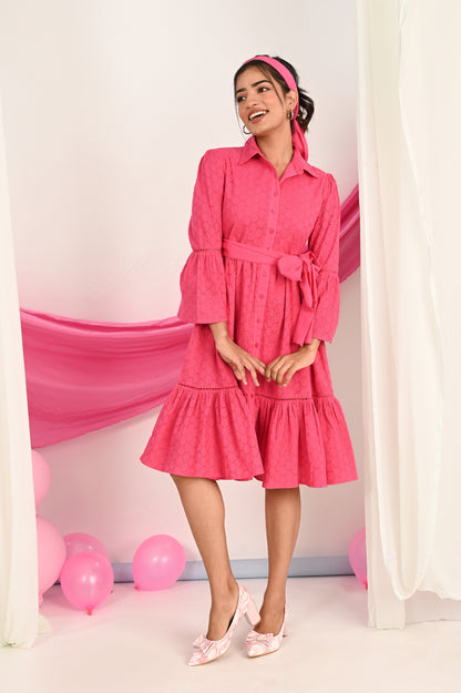 Barbie Pink Midi Bliss Dress