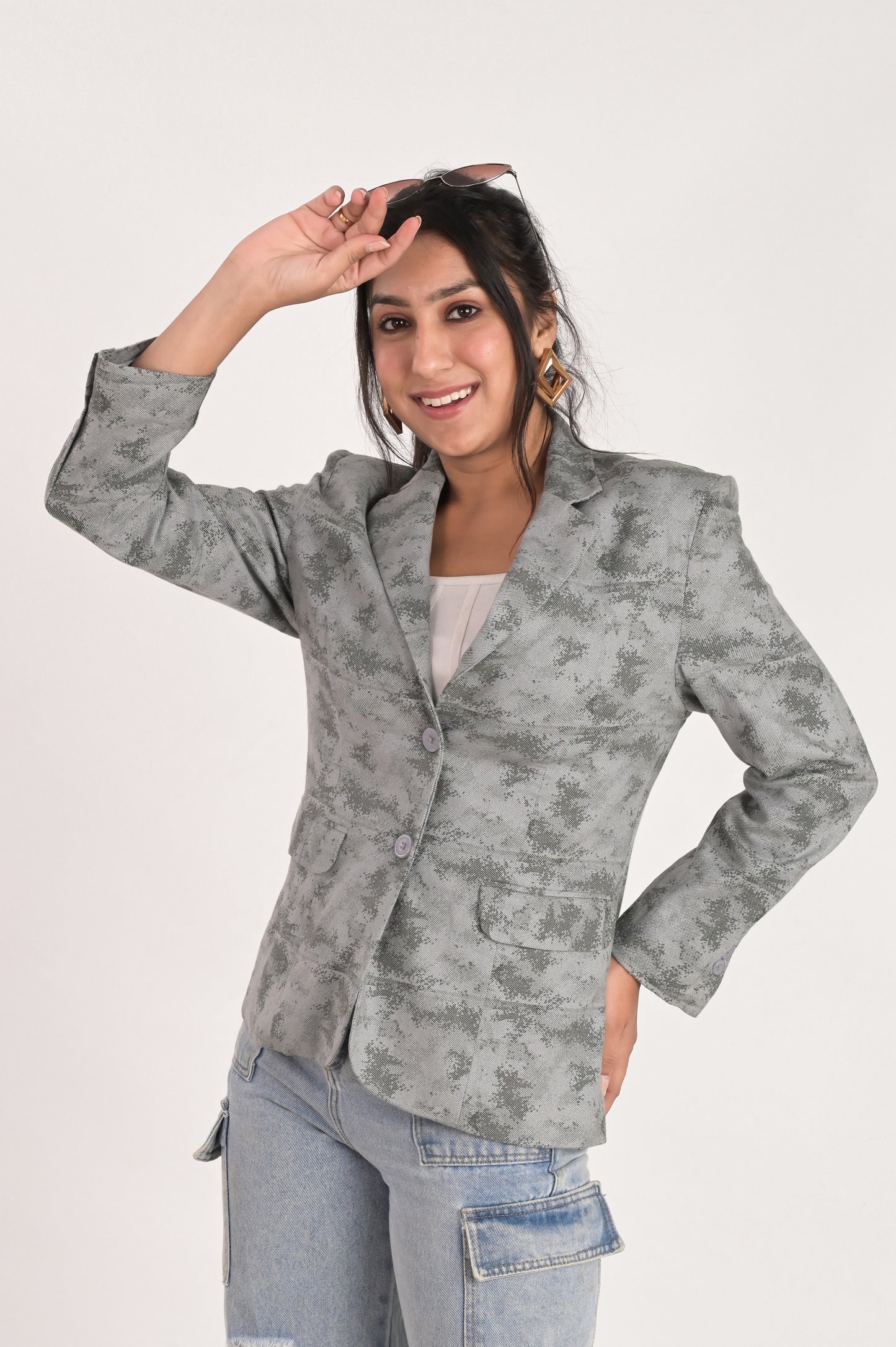 Charcoal Grace Grey Blazer