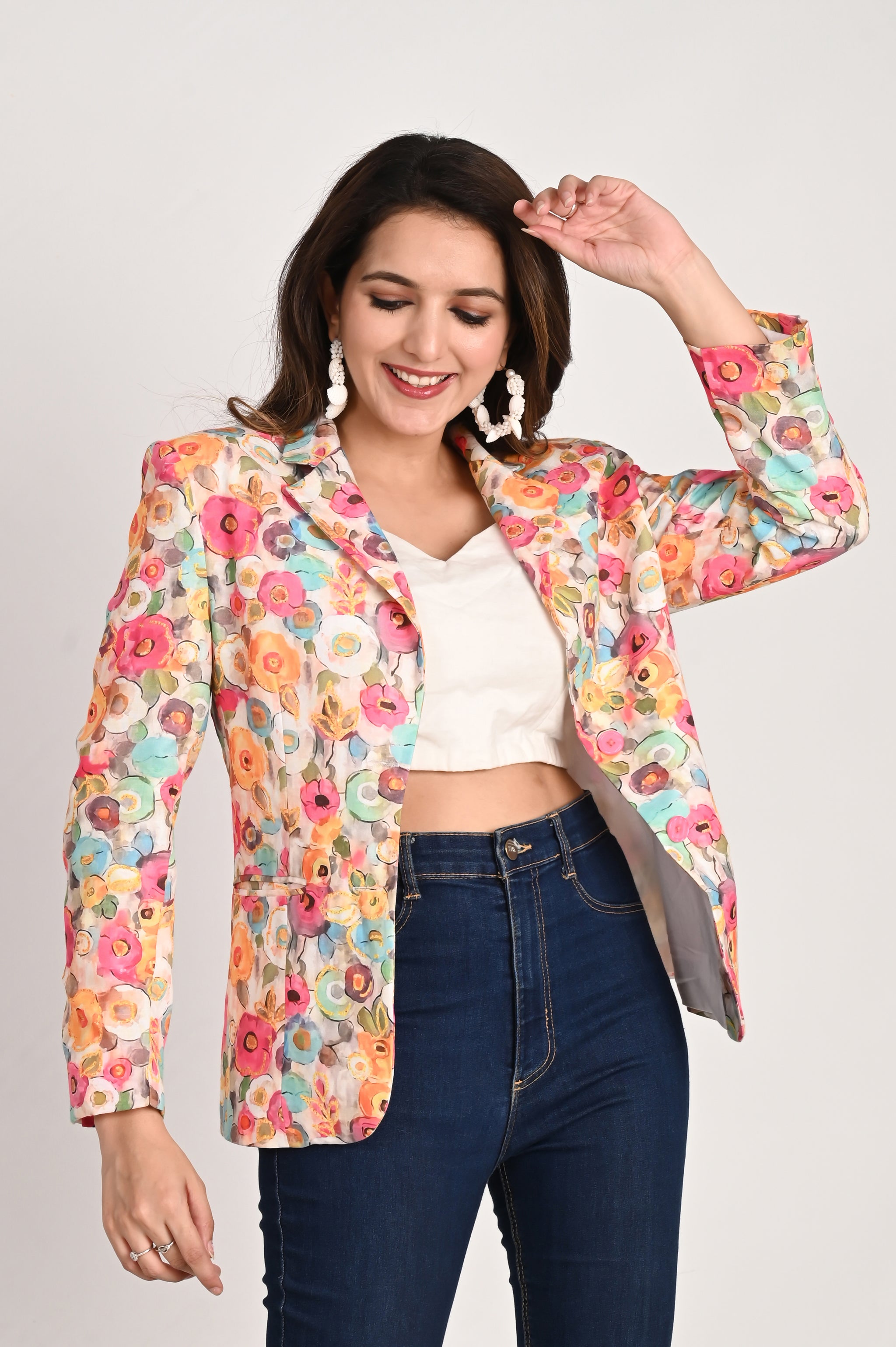blazer mid floral