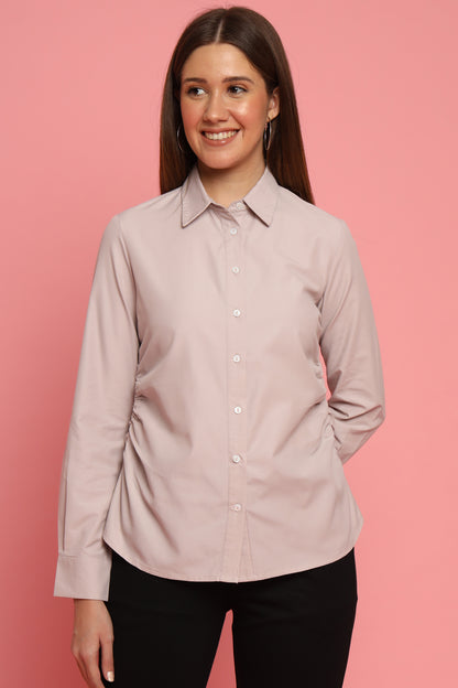 Dull Pink Formal Shirt