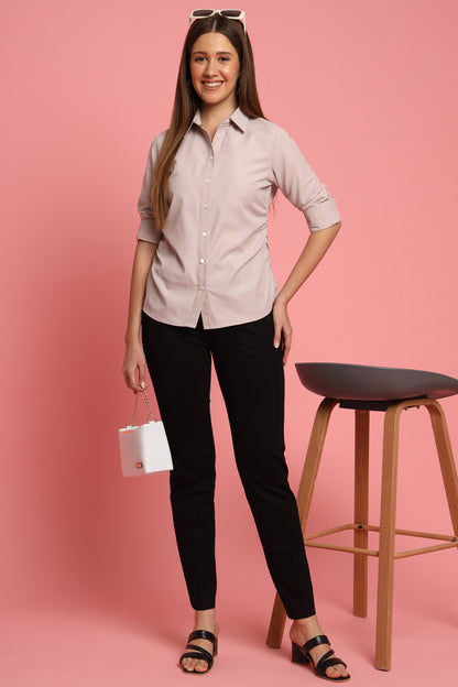 Dull Pink Formal Shirt