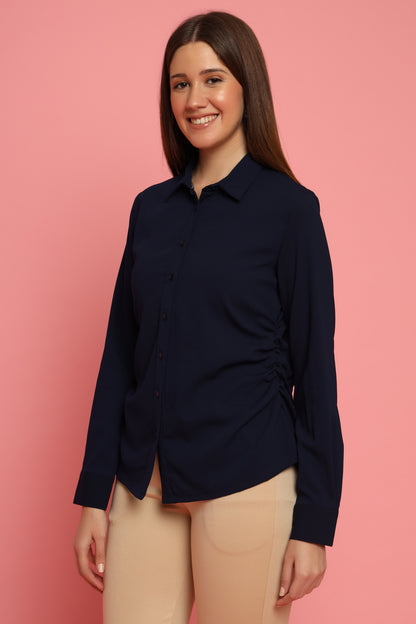 Navy Blue Color Formal Shirt